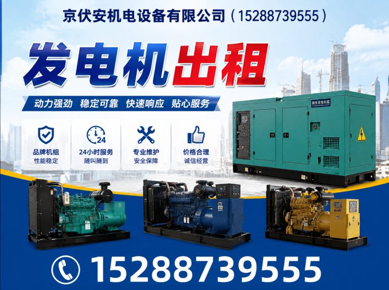 黔西南柴油发电机组出租展示图