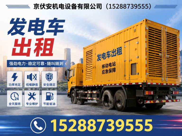 黔西南发电机出租展示图