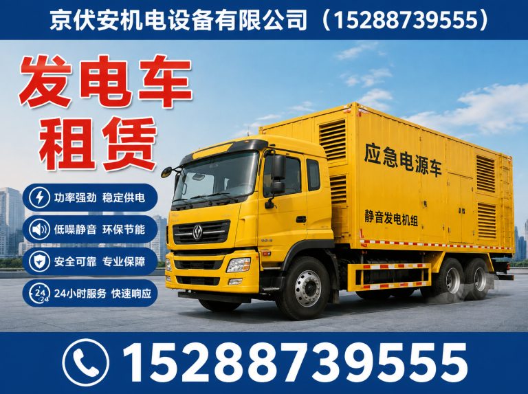 黔西南静音发电车租赁展示图